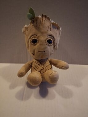 Marvel Groot Ty Plush - Tan with Orange Tag
